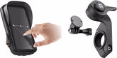 Optiline Waterproof Phone Holder Motorcycle Handlebar Mount & Action Cam Adapter Incl. Anti Vibration